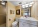 Bright, clean bathroom with a shower and white vanity at 17400 Gulf Blvd # I5, Redington Shores, FL 33708