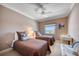Guest bedroom with two twin beds and city views at 17400 Gulf Blvd # I5, Redington Shores, FL 33708