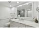 Bathroom with marble vanity, shower, and toilet at 36750 Us Highway 19 N # 11-112, Palm Harbor, FL 34684