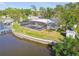 Single story home with a large pool and private dock on a canal at 4780 Butterfly Ne Pl, St Petersburg, FL 33703