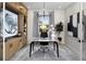 Bright home office with built-in shelving and large artwork at 11286 Boundless Ter, Venice, FL 34293