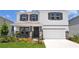 Charming two-story home with a well-manicured lawn and stylish stone accents on the front porch at 16017 7Th E Ave, Bradenton, FL 34212