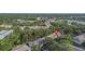 Aerial view showing condo building location and surrounding area at 3034 Eastland Blvd # D108, Clearwater, FL 33761
