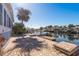 Spacious paver patio perfect for outdoor entertaining, overlooking the canal at 3954 Marine Pkwy, New Port Richey, FL 34652