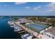 Community tennis courts situated on the waterfront at 3954 Marine Pkwy, New Port Richey, FL 34652