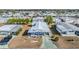 Aerial view of mobile home community showing home's location at 5312 Mary St, Zephyrhills, FL 33542