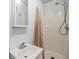 Small bathroom with a shower/tub combo and a vanity at 5312 Mary St, Zephyrhills, FL 33542