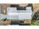 Aerial view of the mobile home's roof and surrounding area at 5312 Mary St, Zephyrhills, FL 33542