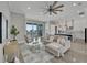 Open living room with large windows and view of water at 5713 Tybee Island Dr, Apollo Beach, FL 33572