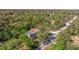 House shown in an aerial view, located in a quiet residential neighborhood at 9615 Xenia St, New Port Richey, FL 34654