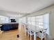 Dining area with table and chairs near kitchen and living room at 162 S Saint Thomas Cir, Apollo Beach, FL 33572