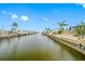 Tranquil waterfront view of canal with multiple homes and docks at 18675 Us Highway 19 N # 319, Clearwater, FL 33764