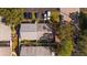 Aerial view of home and private parking at 2044 Sheffield Ct, Oldsmar, FL 34677