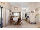 View of dining area, kitchen counter, and entryway at 2044 Sheffield Ct, Oldsmar, FL 34677