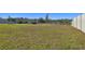 Large fenced backyard with grassy area at 21291 Snowy Orchid Ter, Land O Lakes, FL 34637