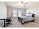 Bedroom with a double bed and ceiling fan at 21291 Snowy Orchid Ter, Land O Lakes, FL 34637