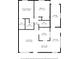 Detailed floor plan showcasing the layout of the home, including bedrooms, bathrooms, living spaces, and garage at 2232 Greenwich Dr # 56, Sun City Center, FL 33573