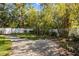 Landscaped garden with a winding gravel path at 2934 W Coachman Ave, Tampa, FL 33611