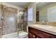 Bathroom with shower, toilet, and vanity at 31225 Claridge Pl, Wesley Chapel, FL 33543