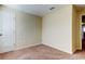 Empty bedroom with neutral walls and carpet at 31225 Claridge Pl, Wesley Chapel, FL 33543
