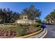 Community entrance sign for Claridge Place with landscaping at 31225 Claridge Pl, Wesley Chapel, FL 33543
