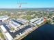 Aerial view of waterfront community, close to Downtown St. Pete at 3132 Nautical S Pl, St Petersburg, FL 33712