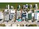 Aerial view of property with private dock and pool at 353 144Th Ave, Madeira Beach, FL 33708