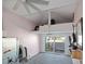 Bonus room with loft storage and sliding glass doors at 353 144Th Ave, Madeira Beach, FL 33708