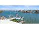 Scenic waterfront view with private boat dock at 353 144Th Ave, Madeira Beach, FL 33708