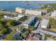 Aerial view of the property and surrounding buildings at 55 Harbor View Ln # 301, Belleair Bluffs, FL 33770