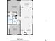 1274 sq ft floor plan showing a Primary bedroom, two bathrooms, kitchen, living room, and more at 55 Harbor View Ln # 301, Belleair Bluffs, FL 33770