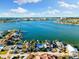 Wide view of waterfront homes and boats at 741 64Th Ave, St Pete Beach, FL 33706