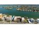 Aerial view of building near waterway, showcasing location at 10265 Gulf Blvd # A203, St Petersburg, FL 33706