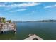 Scenic view of the water from a wooden dock at 10265 Gulf Blvd # A203, St Petersburg, FL 33706