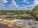 Community playground and pool area by the lake at 18014 Cozumel Isle Dr, Tampa, FL 33647
