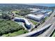 An aerial perspective showcasing the building and its surrounding environment at 3315 58Th S Ave # 210, St Petersburg, FL 33712