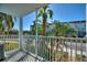 Private balcony overlooking lush tropical landscaping at 3315 58Th S Ave # 210, St Petersburg, FL 33712