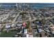 Property location highlighted in aerial view, showcasing canal-front and neighborhood at 505 80Th Ave, St Pete Beach, FL 33706