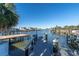 Long dock extending into calm water, offering picturesque views and relaxing atmosphere at 505 80Th Ave, St Pete Beach, FL 33706