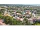 Aerial view of a tranquil community near the ocean, featuring Spanish-style architecture at 6101 34Th W St # 29C, Bradenton, FL 34210