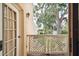 Private balcony overlooking a tranquil pond and lush landscaping at 6101 34Th W St # 29C, Bradenton, FL 34210