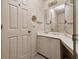 Small bathroom with corner vanity and a shower at 6101 34Th W St # 29C, Bradenton, FL 34210