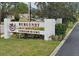 Burgundy Condominiums entry sign at 203 47Th Avenue W Dr # 167, Bradenton, FL 34207