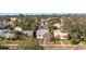 Aerial view of a charming neighborhood with houses of varying colors and styles at 2910 11Th N St, St Petersburg, FL 33704