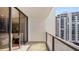Private balcony overlooking the city at 440 S Gulfview Blvd # 905, Clearwater Beach, FL 33767