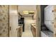 Stackable washer and dryer in laundry closet at 440 S Gulfview Blvd # 905, Clearwater Beach, FL 33767