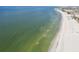 Expansive aerial view of beach and coastline at 4950 Gulf Blvd # 206, St Pete Beach, FL 33706