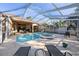 Sparkling pool with spa and plenty of lounging space at 8507 Portage Ave, Tampa, FL 33647