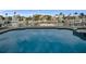 Stunning pool with spa overlooking the water at 119 8Th E St, Tierra Verde, FL 33715