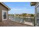 Private balcony overlooking a peaceful canal with boat docks at 119 8Th E St, Tierra Verde, FL 33715